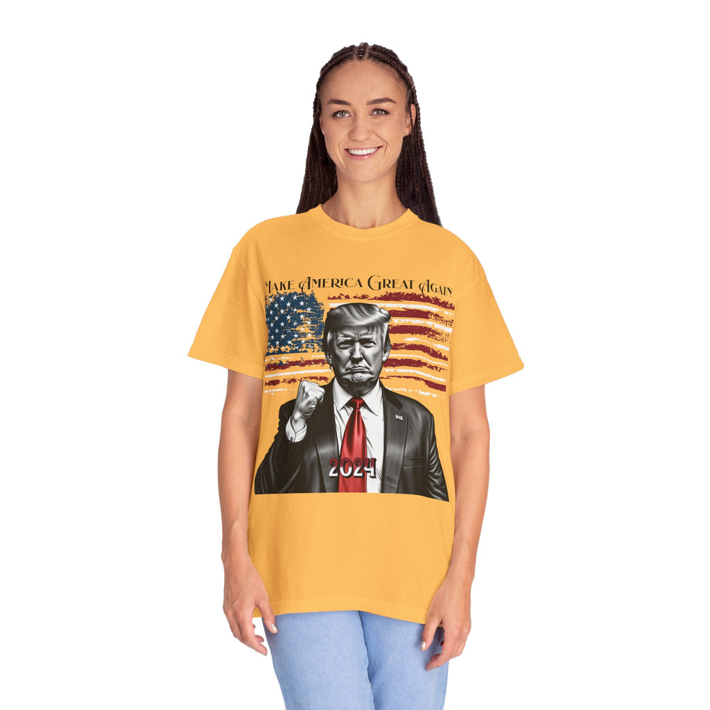 Patriotic 2024 Political Graphic T-Shirt — 'Make America Great Again' Design