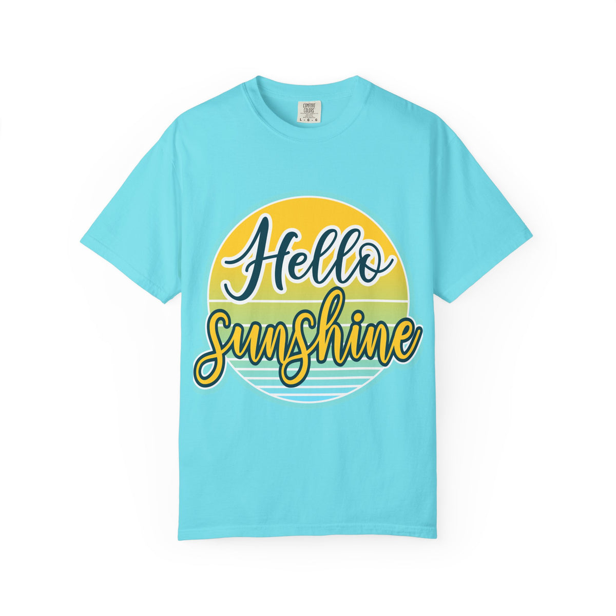 Hello Sunshine T-Shirt — Retro Sun Graphic Tee for Bright, Sunny Vibes