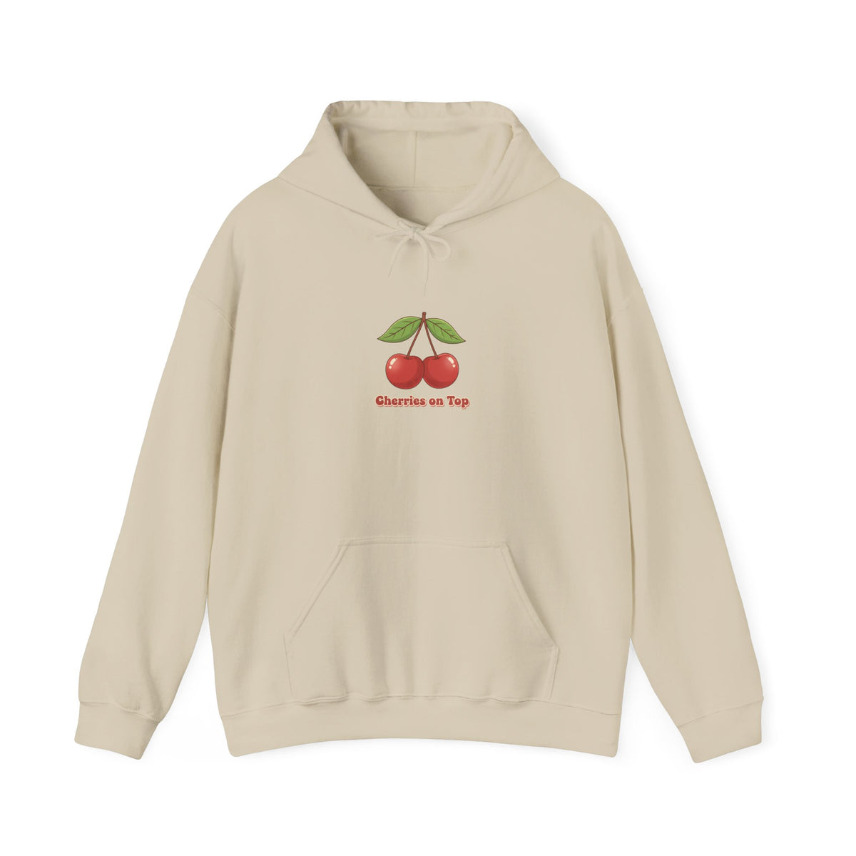 Cherry Graphic Hoodie | vintage cherry design, kawaii fruit print