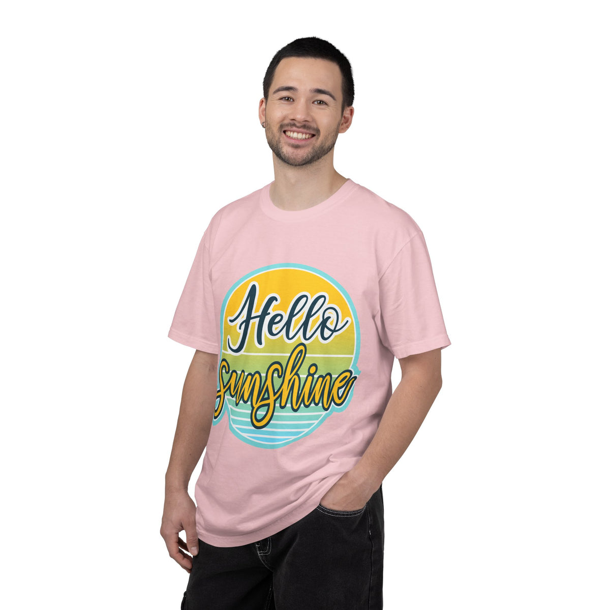 Hello Sunshine T-Shirt — Retro Sun Graphic Tee for Bright, Sunny Vibes