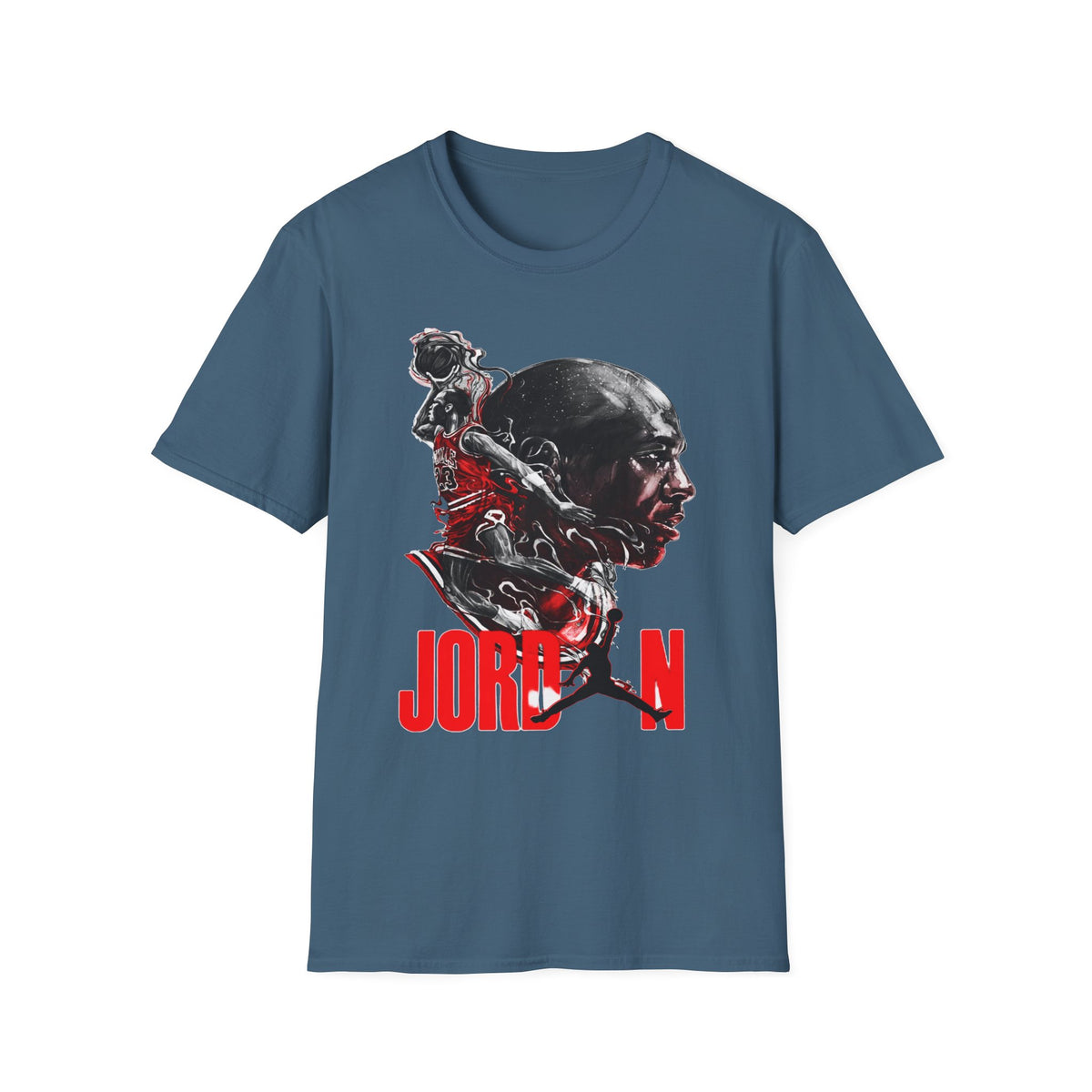 Michael Jordan Graphic T-Shirt - Sporty Style for Basketball Fans