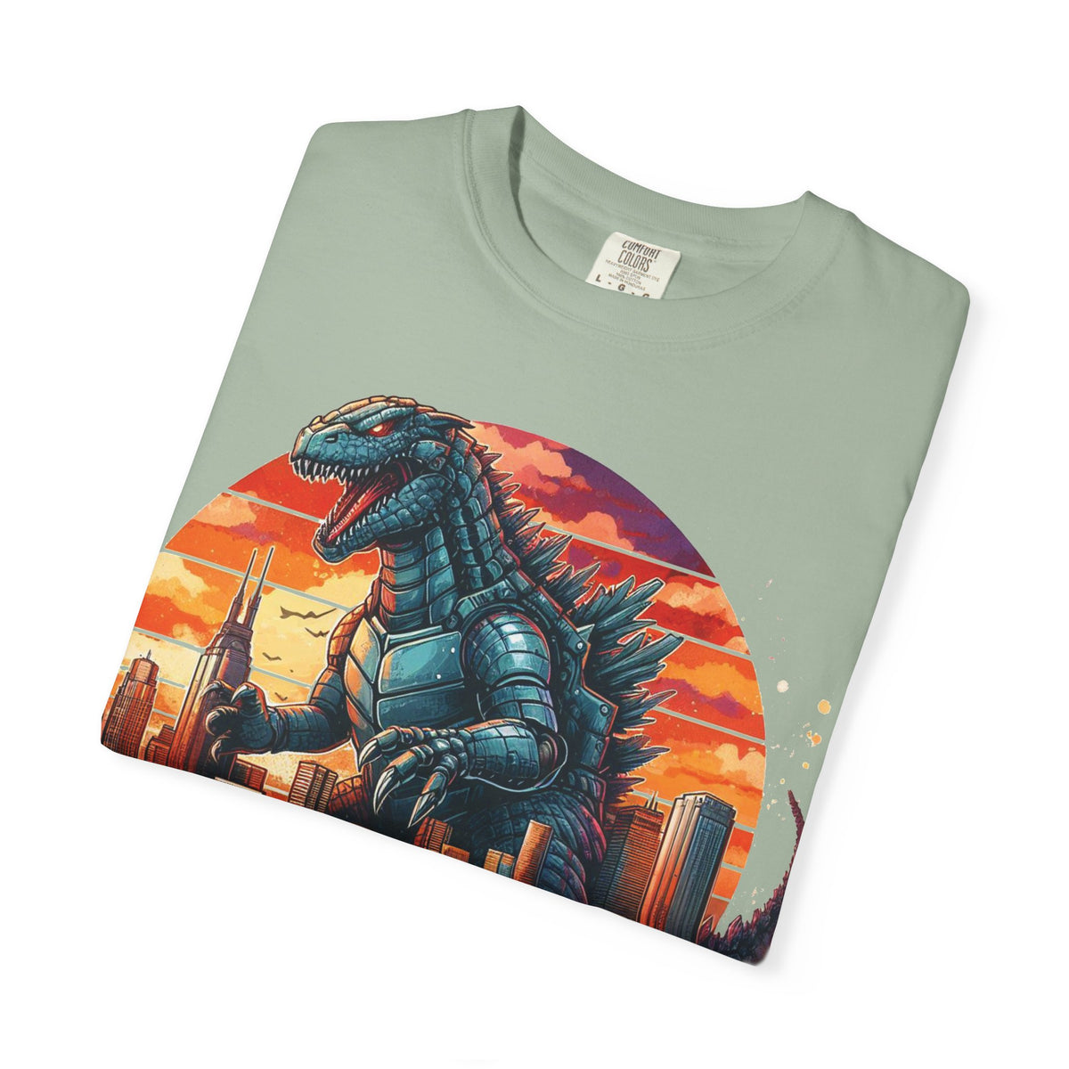 Mechagodzilla Graphic T-Shirt — Retro City Kaiju Tee