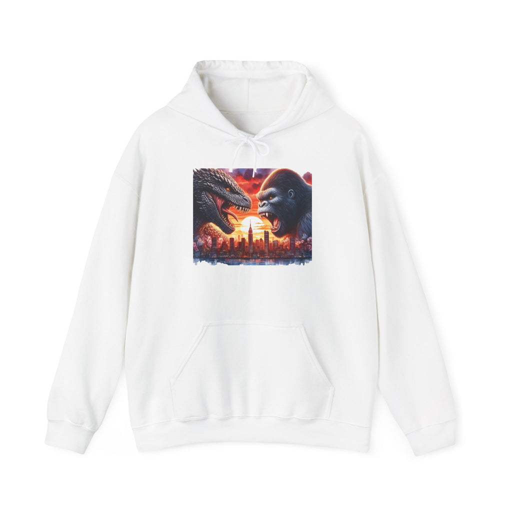 Monster Clash Hoodie — Godzilla vs Kong City Battle Pullover