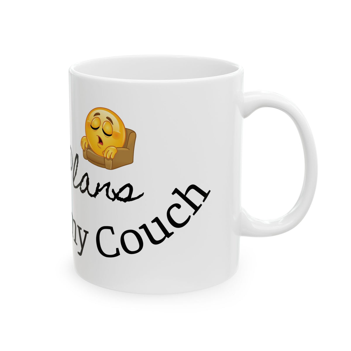 Ceramic Mug - "I Have Plans Wit My Corgi" Cute Dog Emoji Coffee Cup (11oz & 15oz)