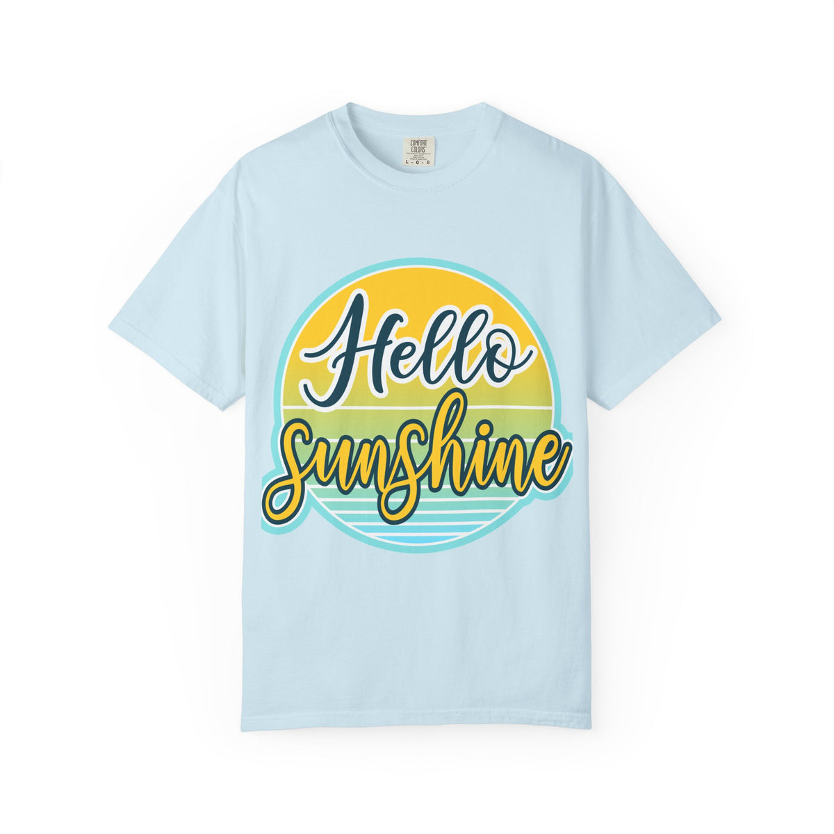 Hello Sunshine T-Shirt — Retro Sun Graphic Tee for Bright, Sunny Vibes