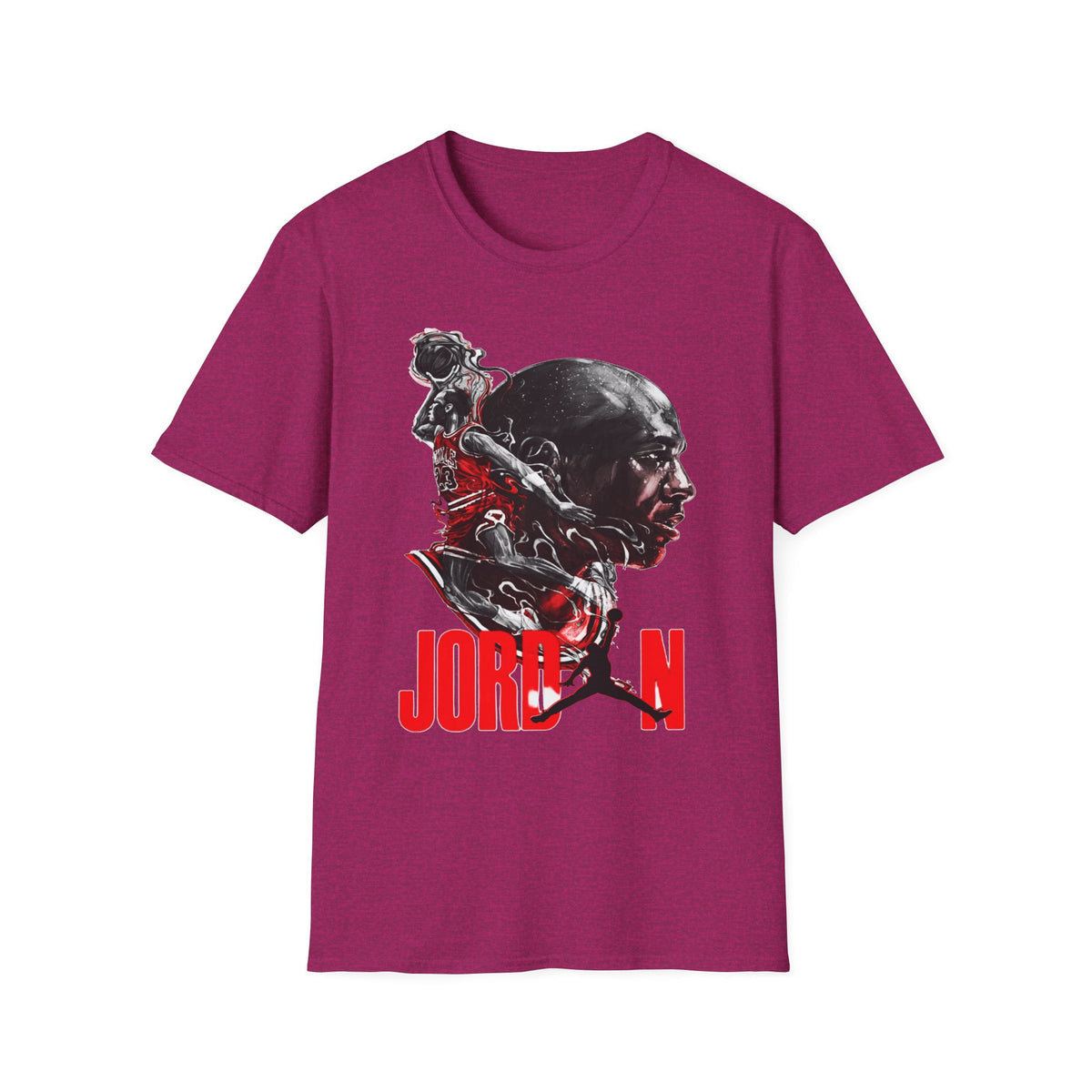 Michael Jordan Graphic T-Shirt - Sporty Style for Basketball Fans