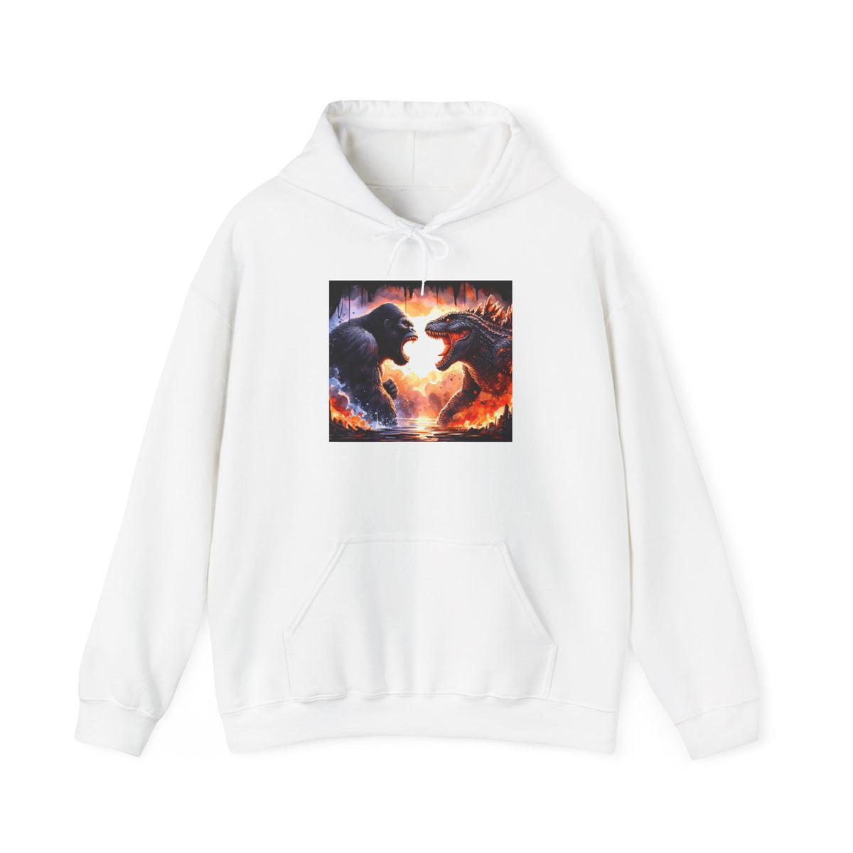 Godzilla vs Kong Graphic Hoodie — Epic Monster Battle Pullover