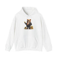 Bear Boss Hoodie – Teddy in Suit with Money Stack Cozy Pullover