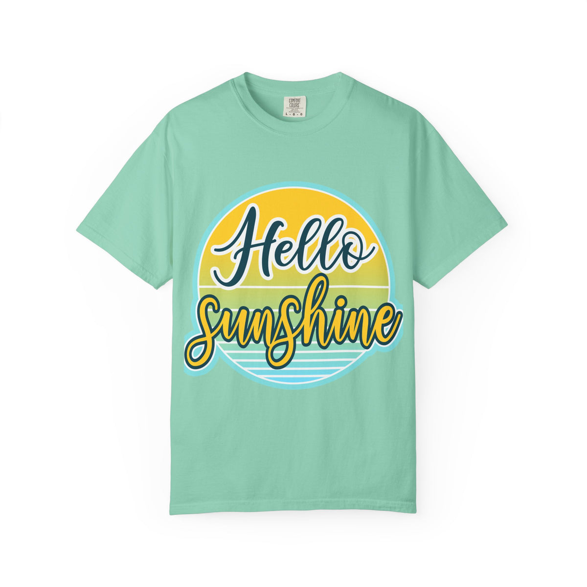 Hello Sunshine T-Shirt — Retro Sun Graphic Tee for Bright, Sunny Vibes