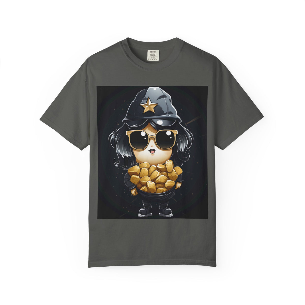 Police Pup T-Shirt — Cute Kawaii Cop Dog in Sunglasses Graphic Tee