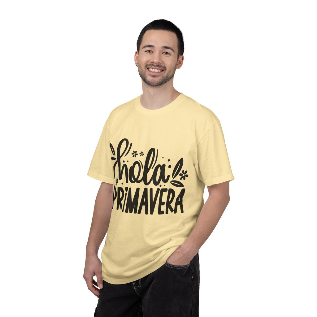 Hola Primavera T-Shirt — Floral Spring Graphic Tee