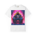 Bear Boss Graphic T-Shirt — Neon Cyberpunk Streetwear