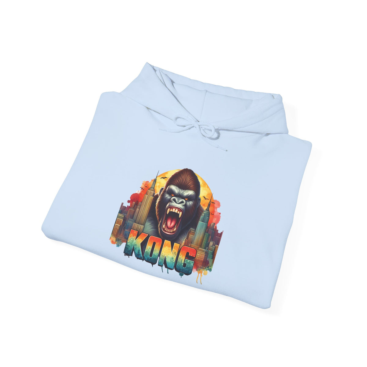 King Gorilla Hoodie — Vintage Jungle Ape Graphic Pullover