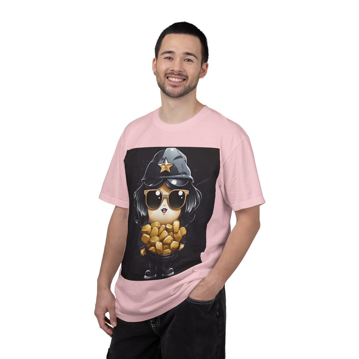 Police Pup T-Shirt — Cute Kawaii Cop Dog in Sunglasses Graphic Tee