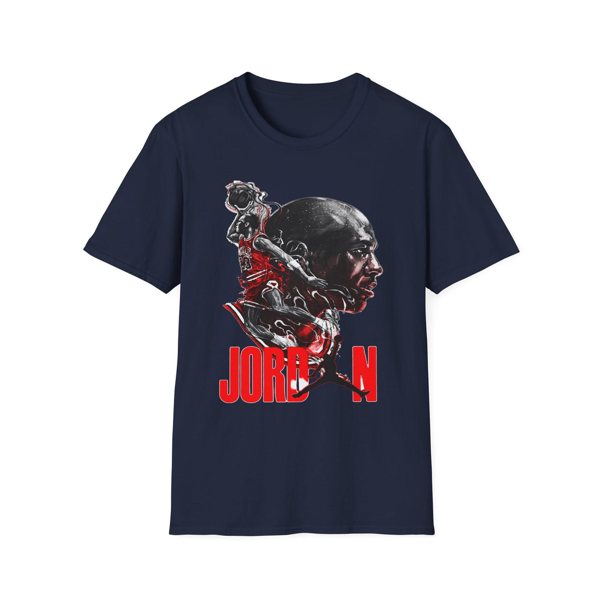 Michael Jordan Graphic T-Shirt - Sporty Style for Basketball Fans