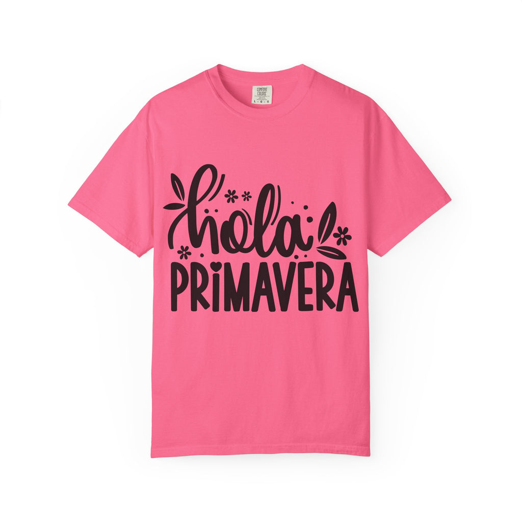 Hola Primavera T-Shirt — Floral Spring Graphic Tee