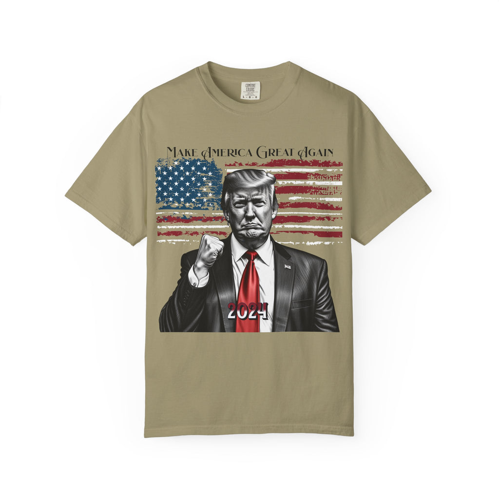 Patriotic 2024 Political Graphic T-Shirt — 'Make America Great Again' Design