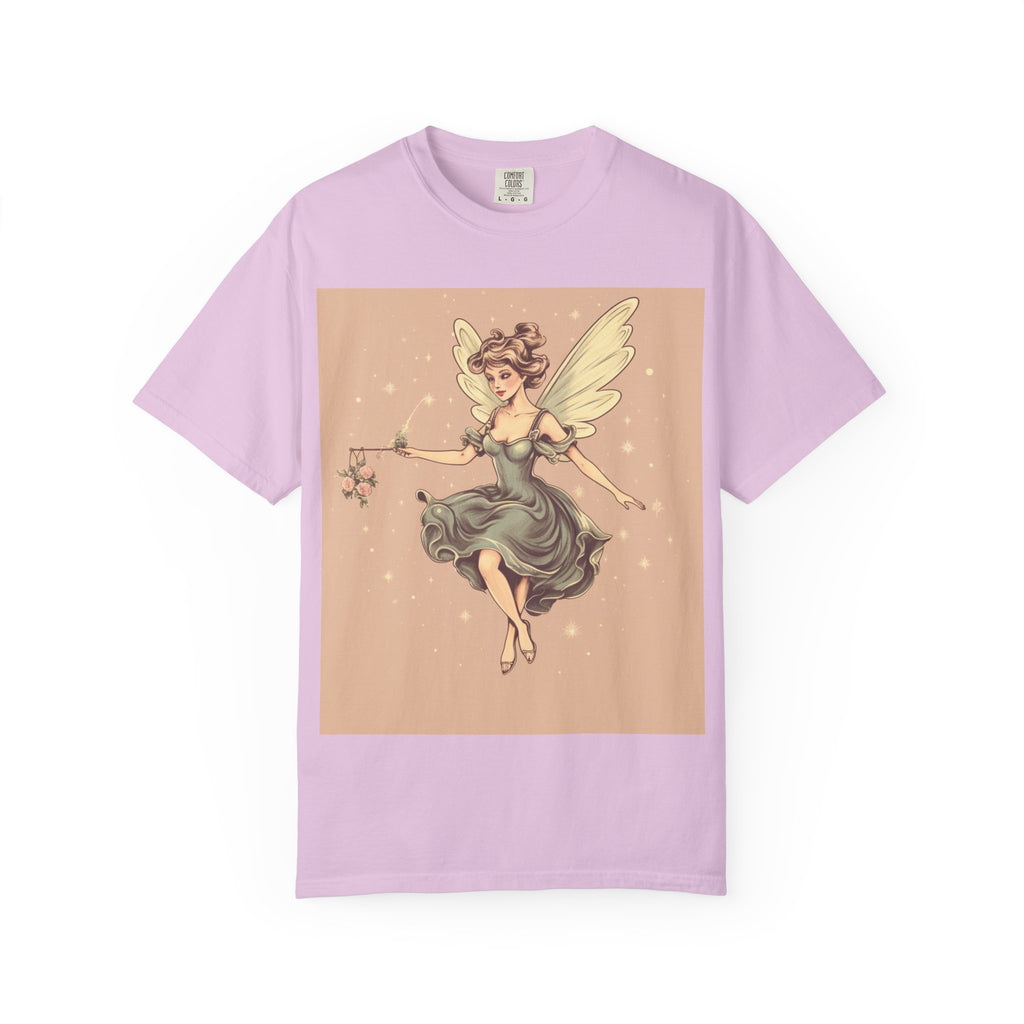 Fairy Vintage Tee — Whimsical Winged Fairy Graphic T-Shirt