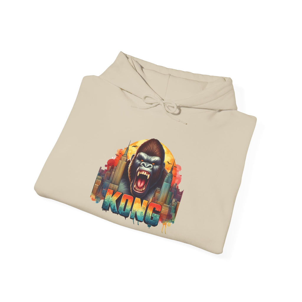 King Gorilla Hoodie — Vintage Jungle Ape Graphic Pullover