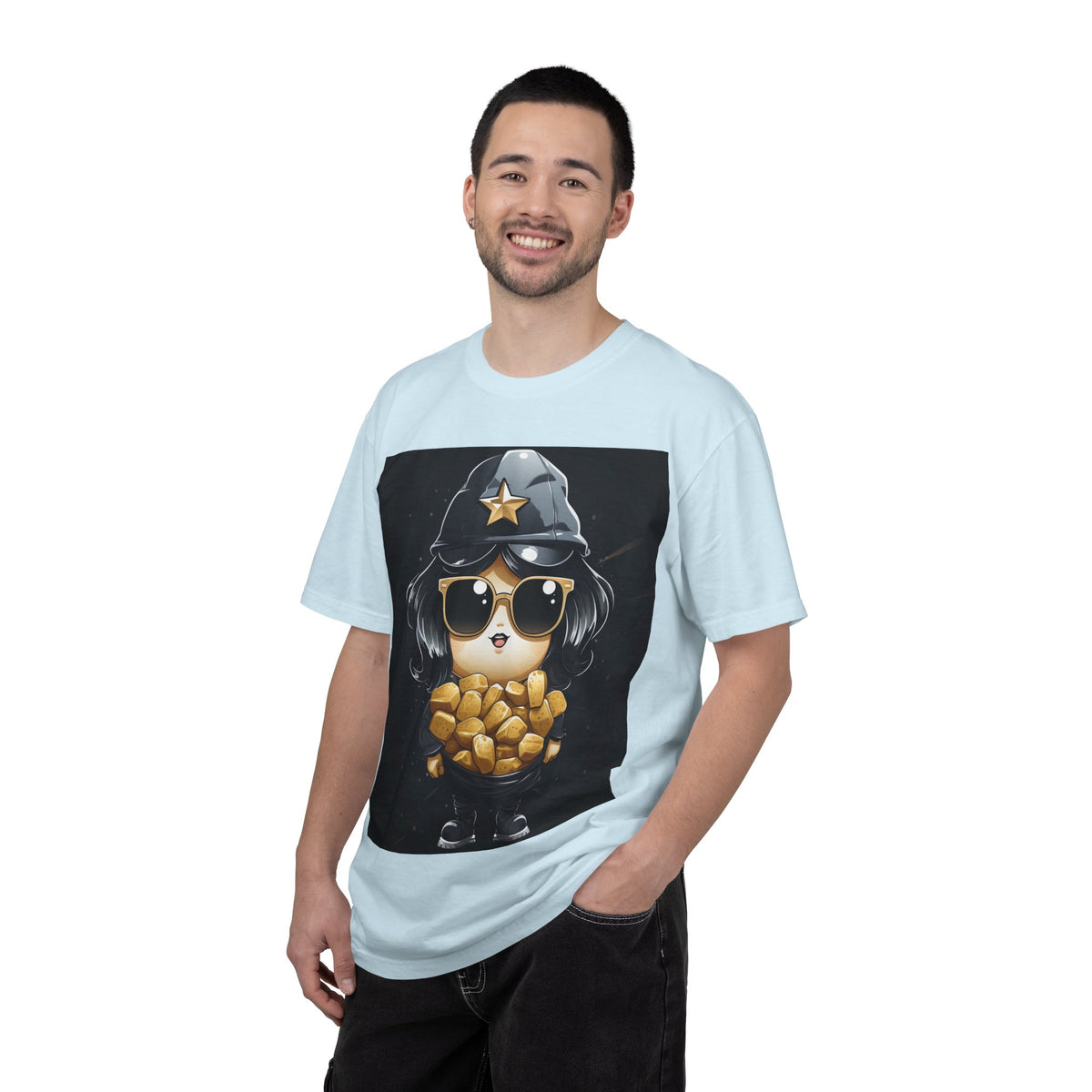 Police Pup T-Shirt — Cute Kawaii Cop Dog in Sunglasses Graphic Tee