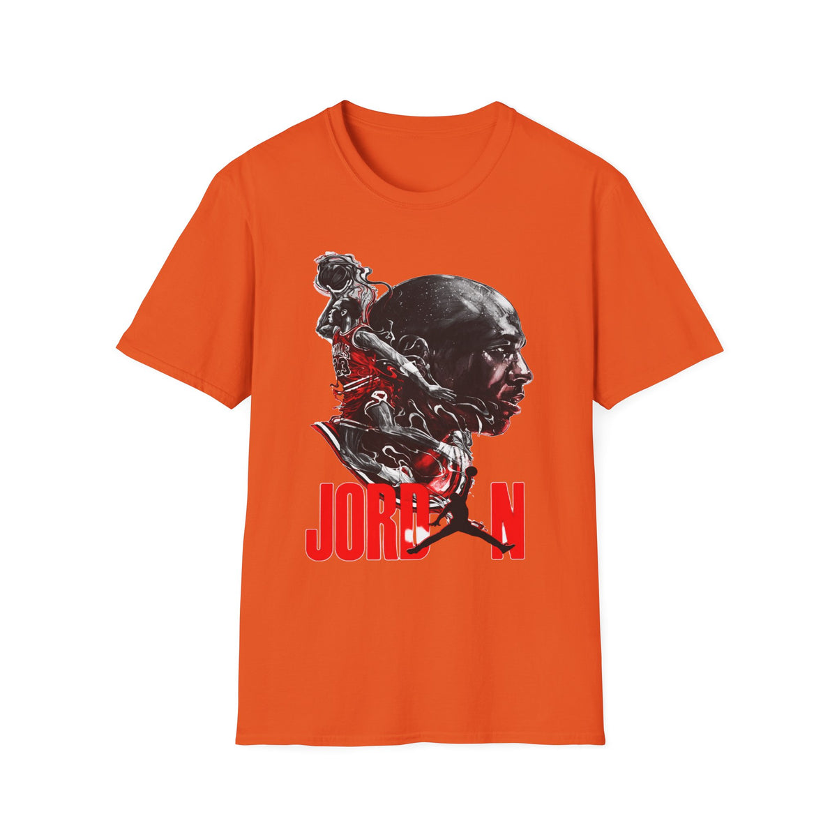 Michael Jordan Graphic T-Shirt - Sporty Style for Basketball Fans