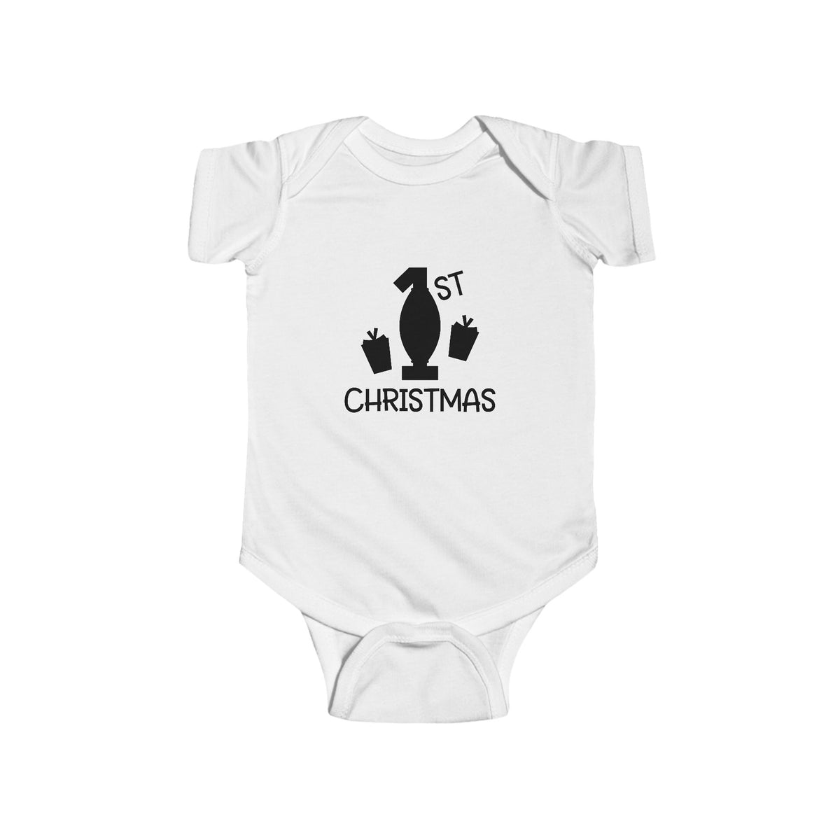 Baby's 1st Christmas Bodysuit – Penguin & Gifts Infant Onesie