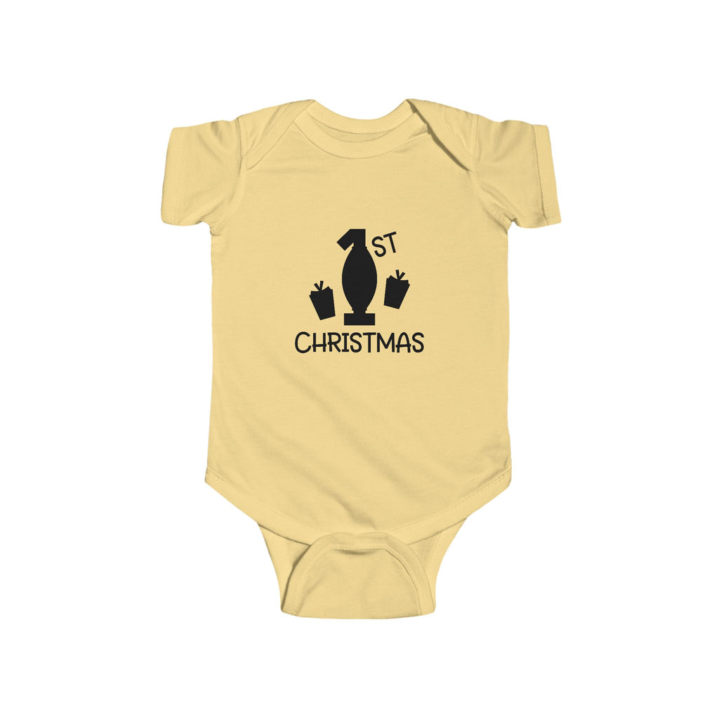 Baby's 1st Christmas Bodysuit – Penguin & Gifts Infant Onesie