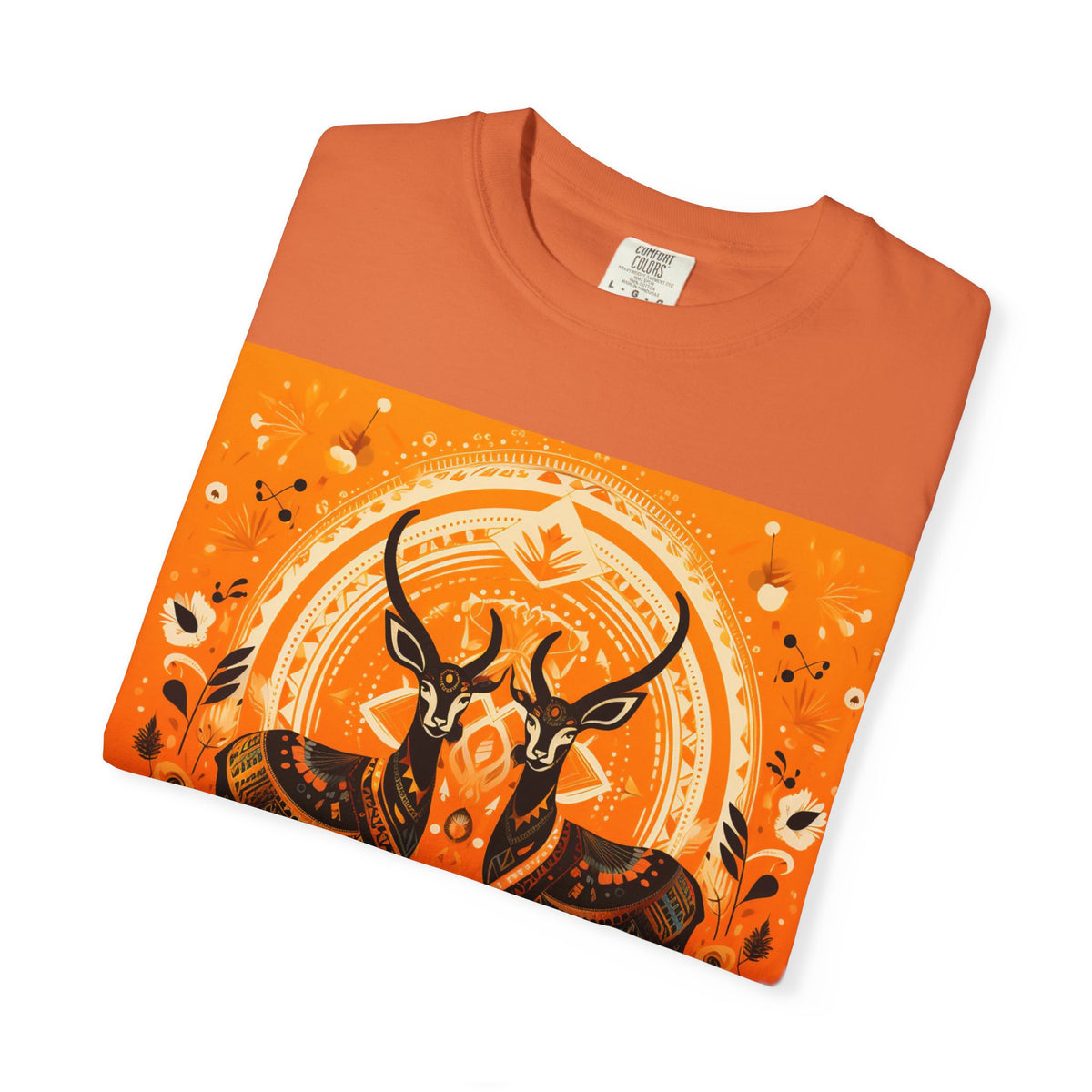 Antelope Sunset T-Shirt — Boho Desert Wildlife Graphic Tee