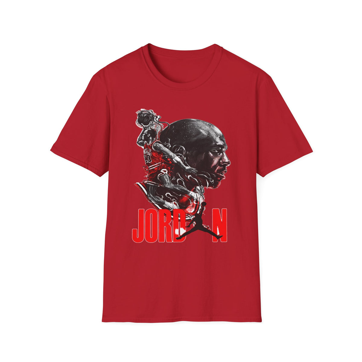 Michael Jordan Graphic T-Shirt - Sporty Style for Basketball Fans