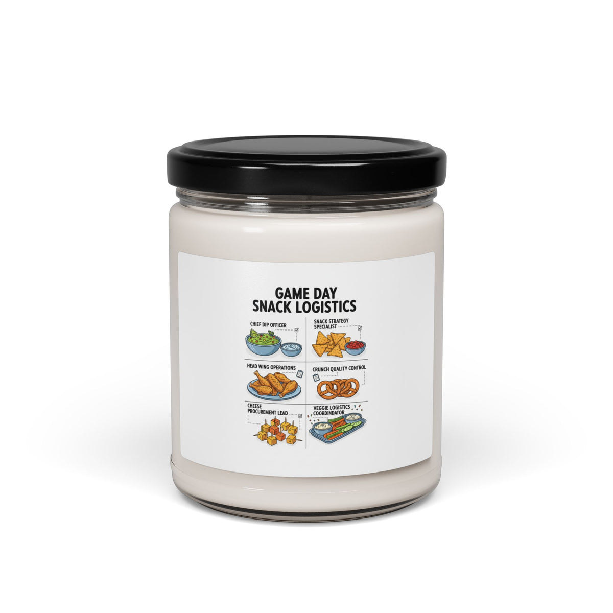 Game Day Snack Logistics Candle, Dip Strategist | Tailgate Blueprint