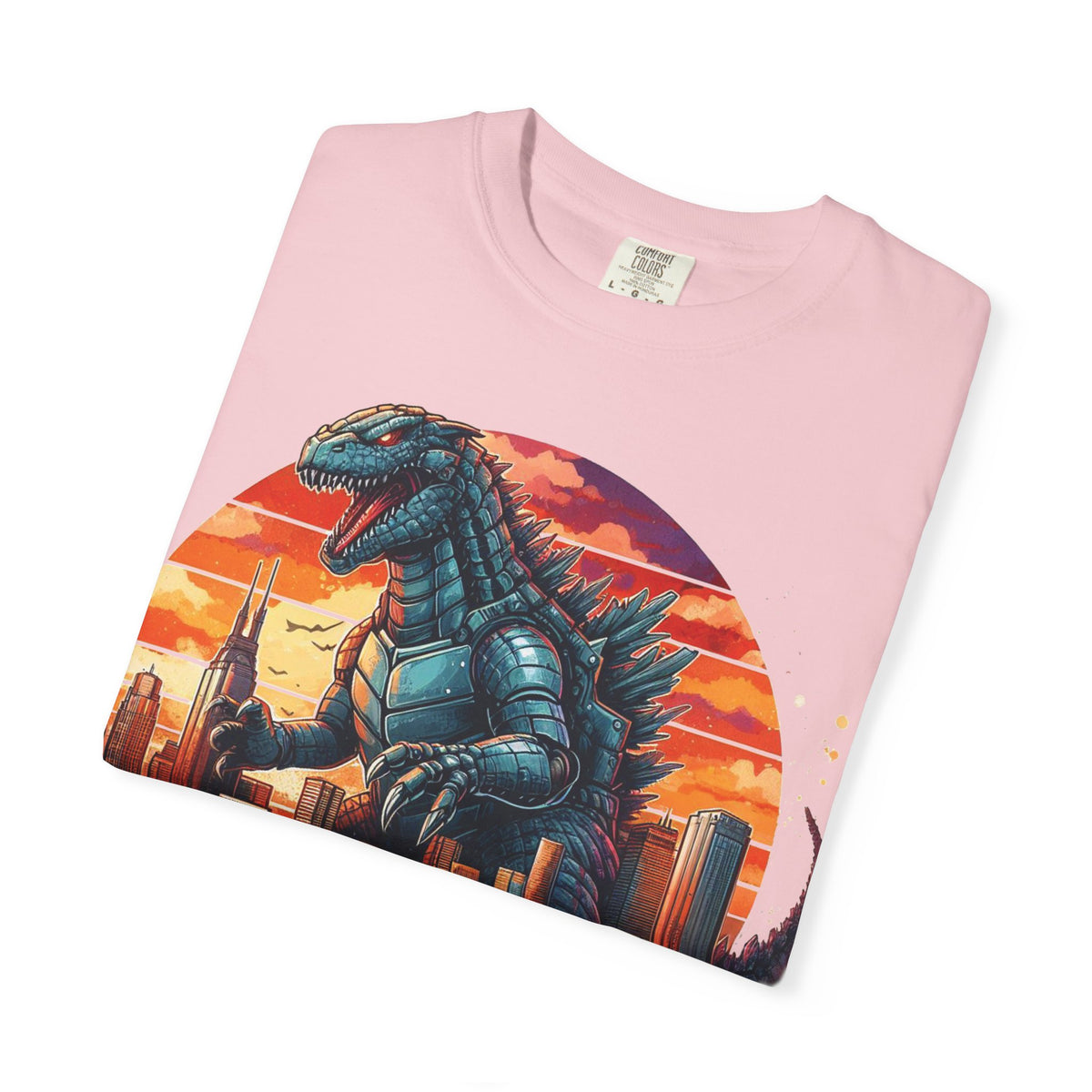 Mechagodzilla Graphic T-Shirt — Retro City Kaiju Tee