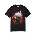 Flaming Ghost Graphic T-Shirt — Spooky Haunted Monster Tee