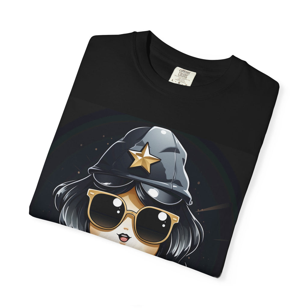 Police Pup T-Shirt — Cute Kawaii Cop Dog in Sunglasses Graphic Tee