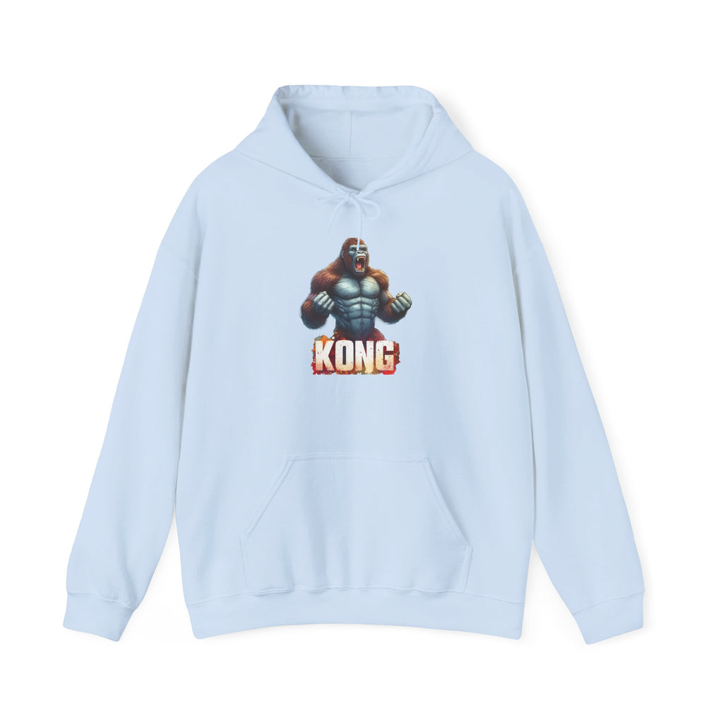 Kong Graphic Hoodie - Retro Video Game Ape Logo Pullover