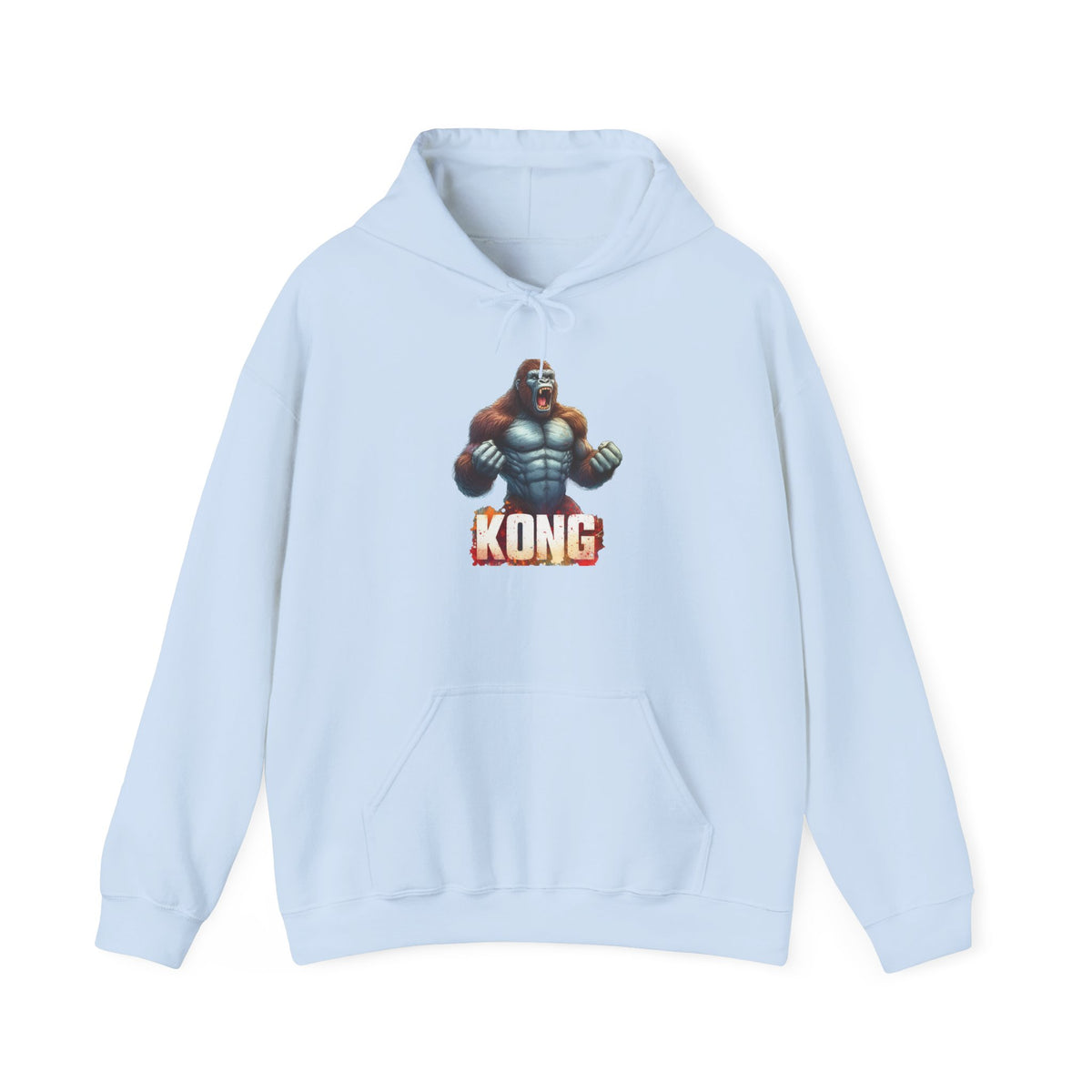 Kong Graphic Hoodie - Retro Video Game Ape Logo Pullover