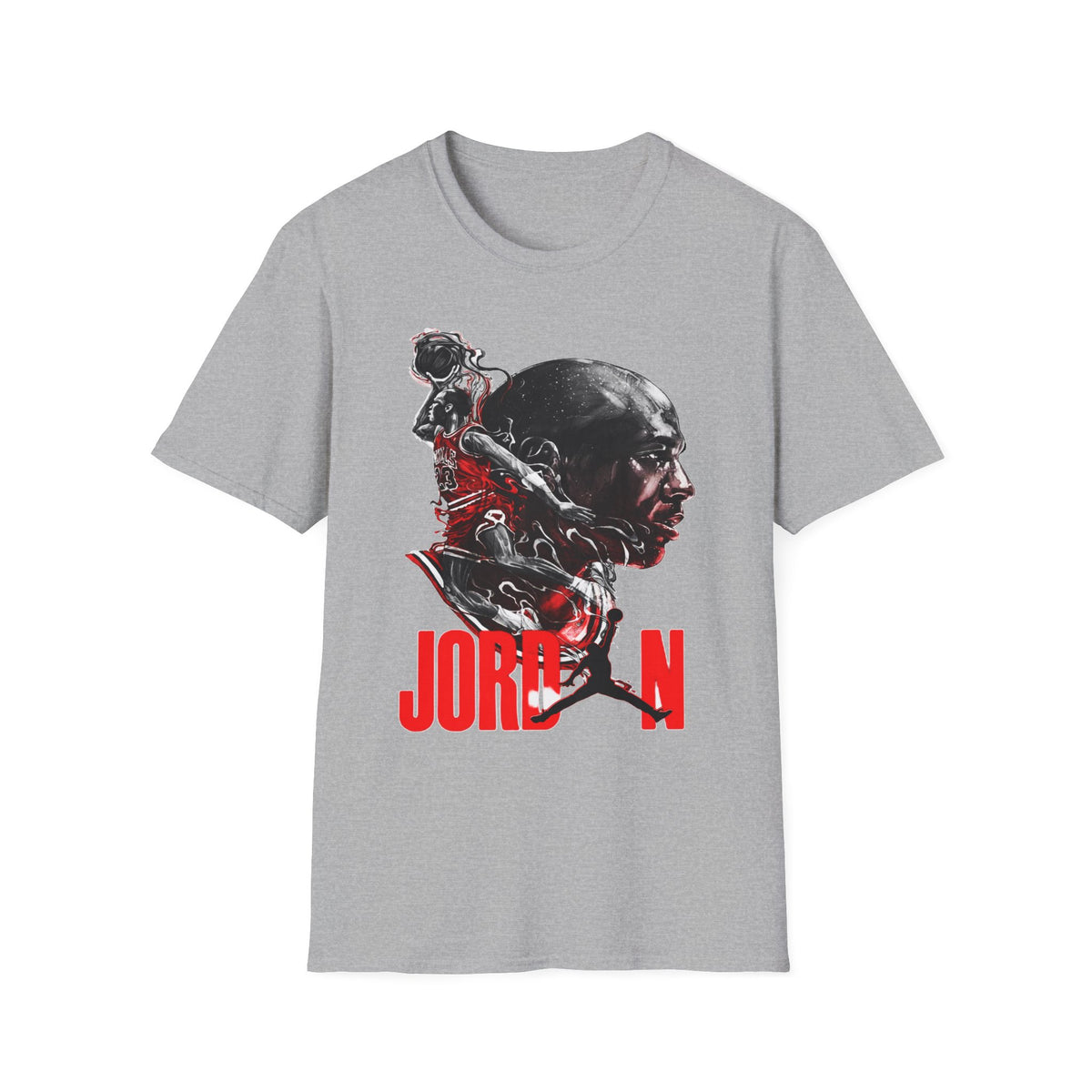 Michael Jordan Graphic T-Shirt - Sporty Style for Basketball Fans
