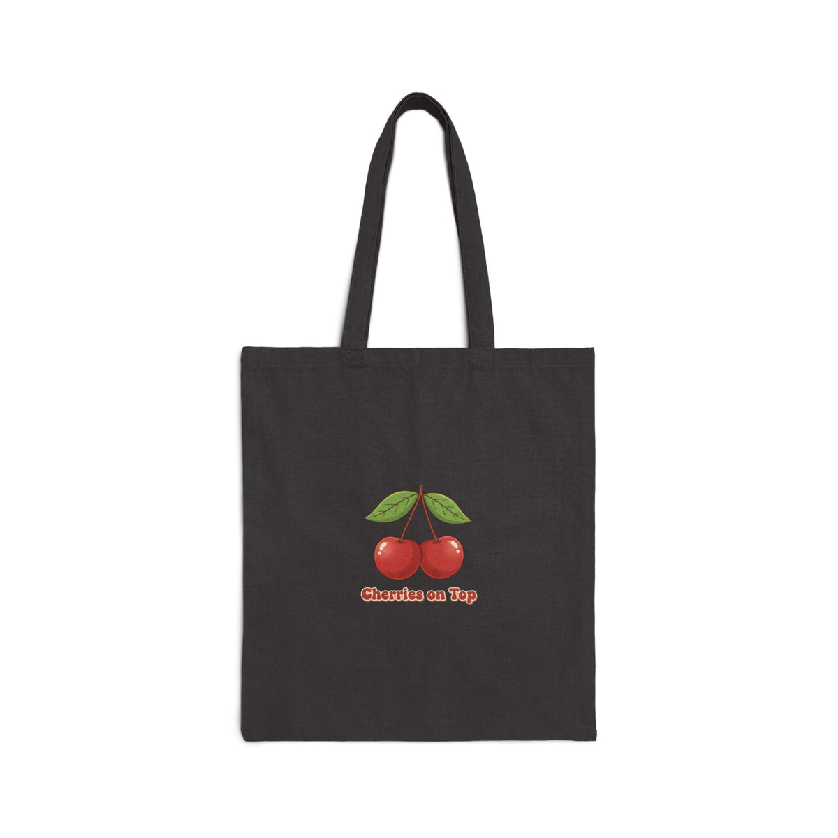 Cherry Design Tote, Vintage Kawaii Fruit Print