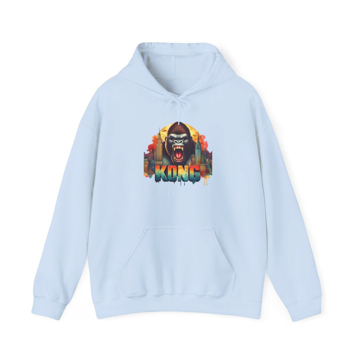 King Gorilla Hoodie — Vintage Jungle Ape Graphic Pullover