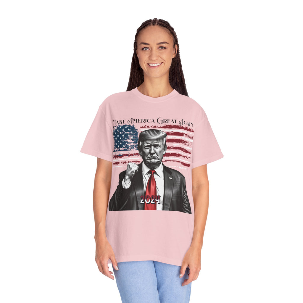 Patriotic 2024 Political Graphic T-Shirt — 'Make America Great Again' Design