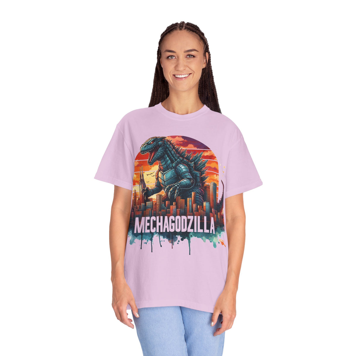 Mechagodzilla Graphic T-Shirt — Retro City Kaiju Tee