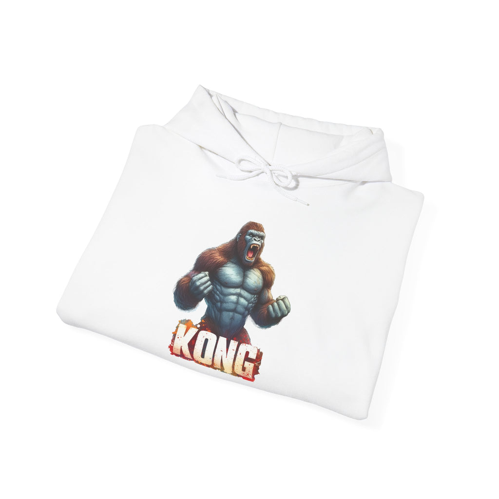 Kong Graphic Hoodie - Retro Video Game Ape Logo Pullover