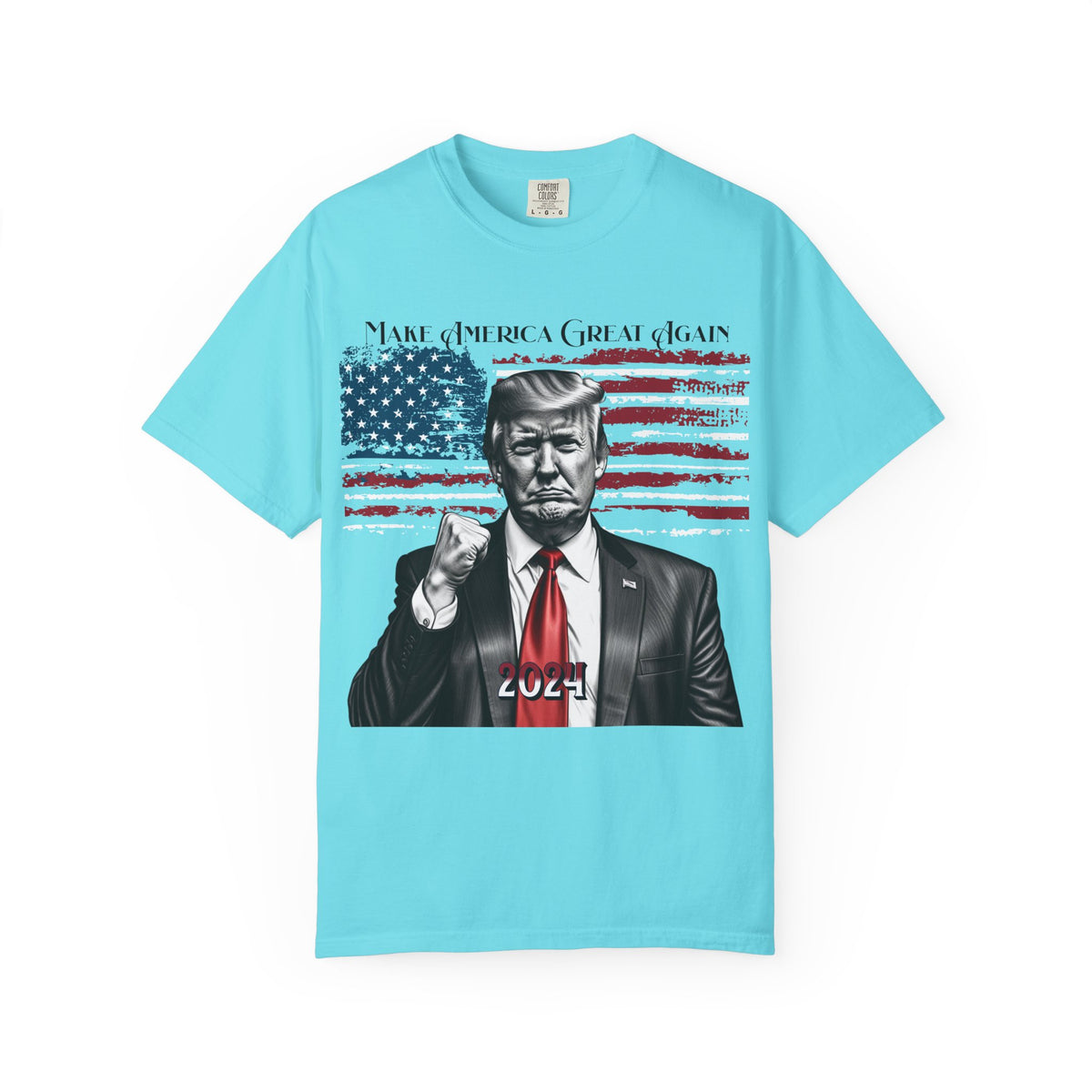 Patriotic 2024 Political Graphic T-Shirt — 'Make America Great Again' Design