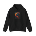 Wolf Moon Hoodie — Retro Neon Wolf Graphic Pullover