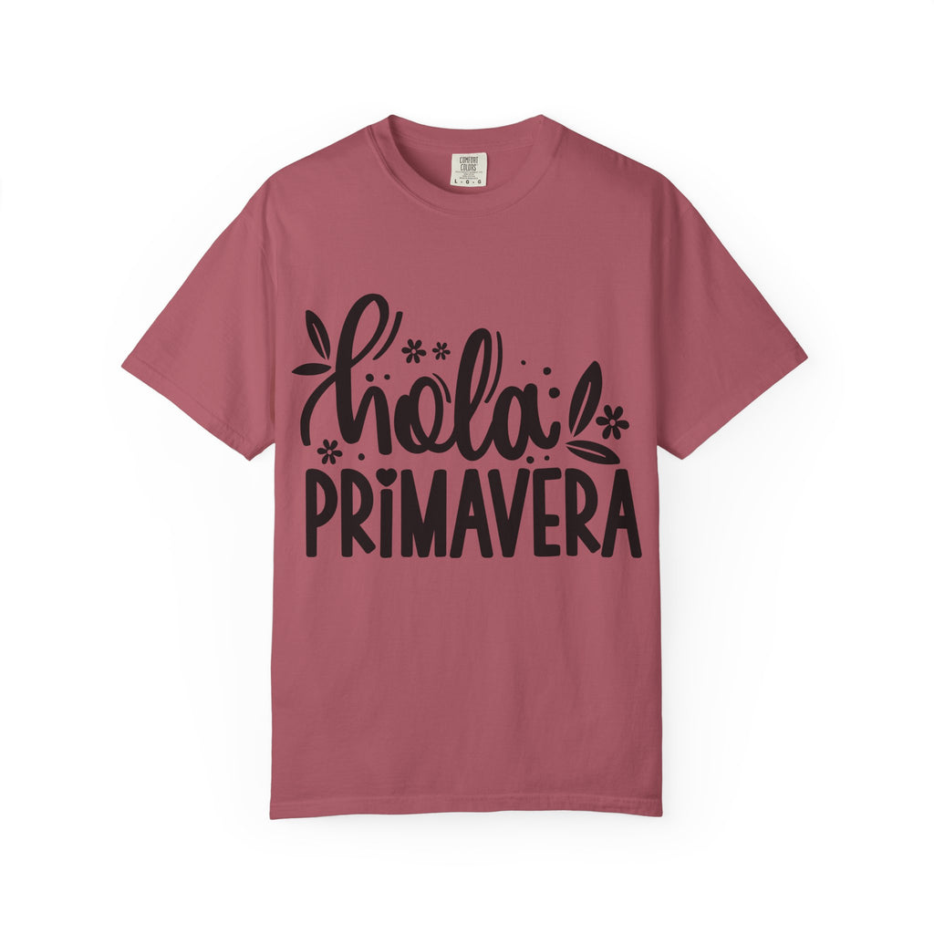 Hola Primavera T-Shirt — Floral Spring Graphic Tee