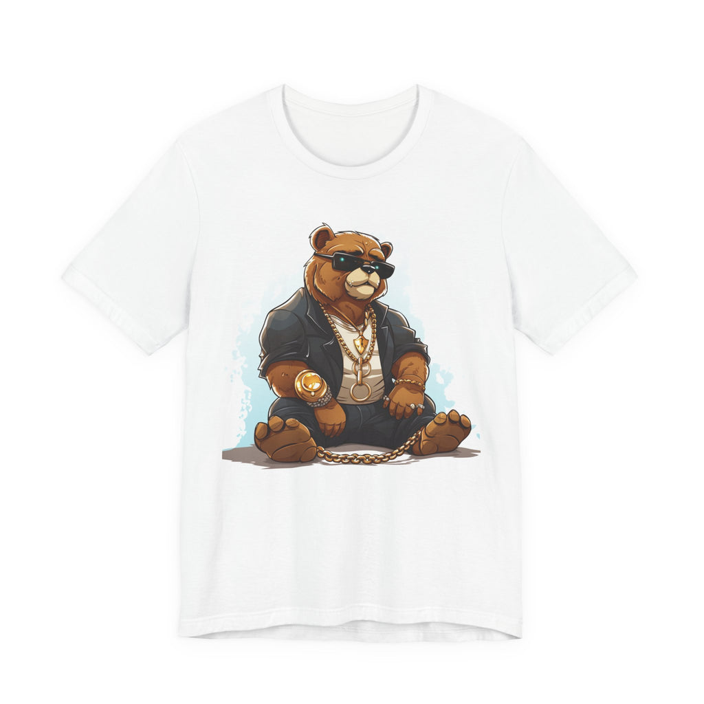 Bear Boss T-Shirt — Cool Gold Chain Bear Graphic Tee