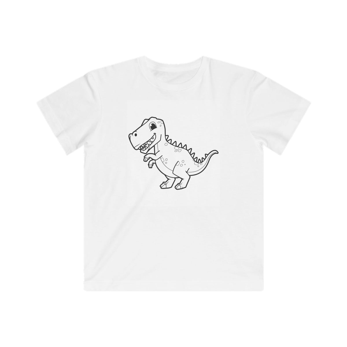 Kids T‑Shirt — Cute Cartoon T‑Rex Dino Tee for Boys & Girls