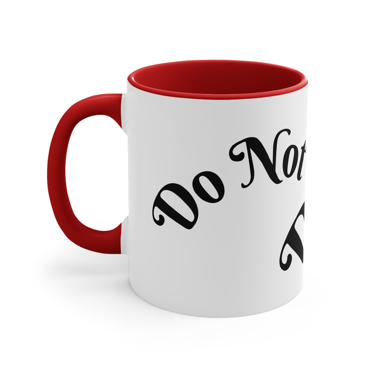 Accent Mug — "Do Not Disturb" Pink Interior Coffee Tea Cup
