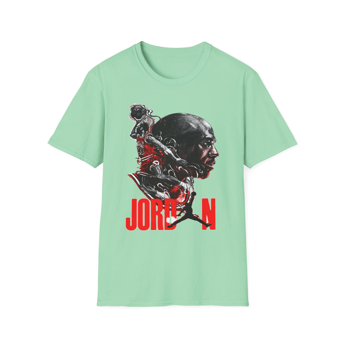 Michael Jordan Graphic T-Shirt - Sporty Style for Basketball Fans