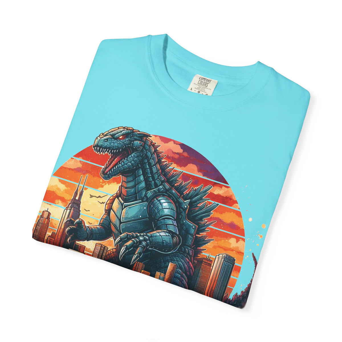 Mechagodzilla Graphic T-Shirt — Retro City Kaiju Tee
