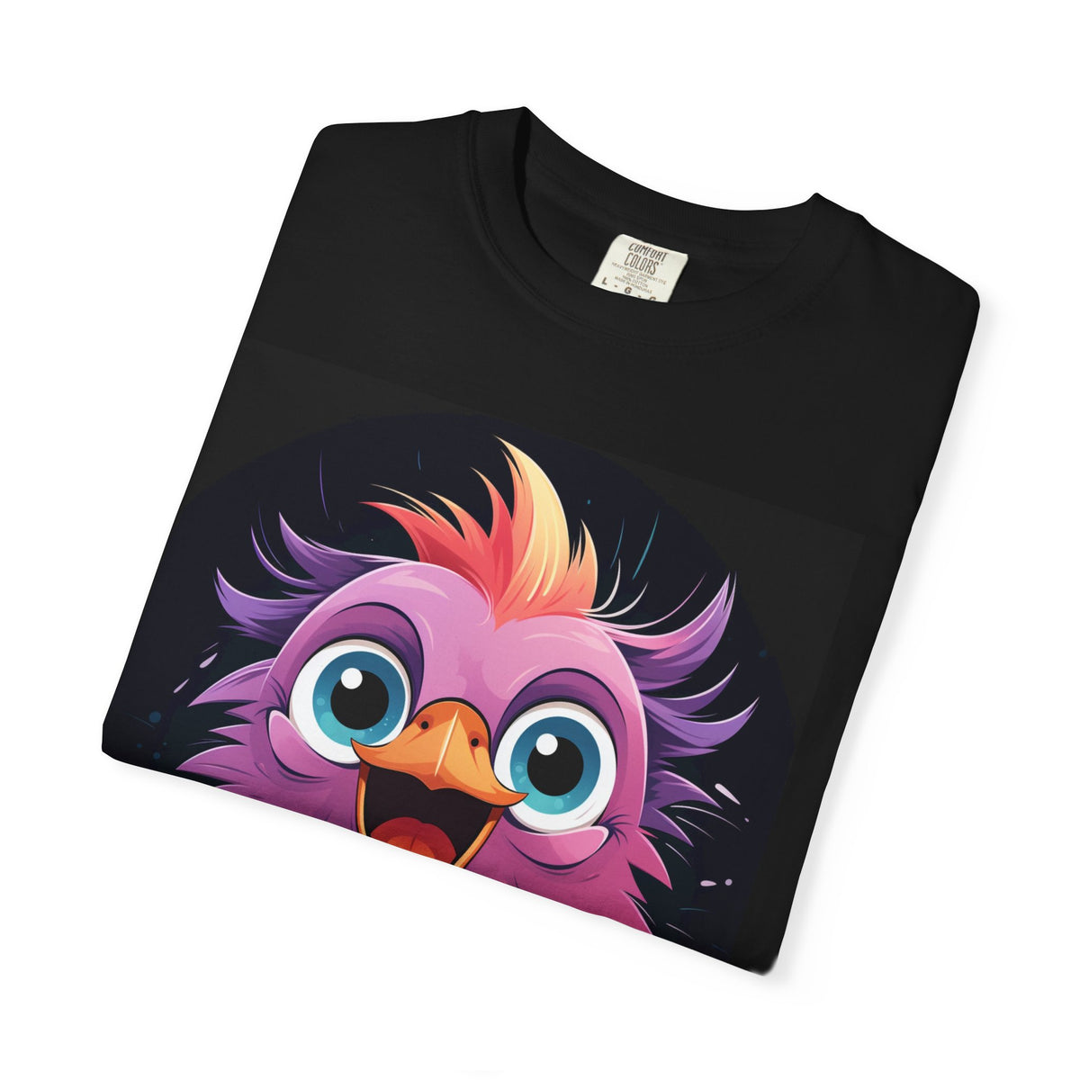 Cute Colorful Bird T-Shirt – Happy Cartoon Hatchling Tee